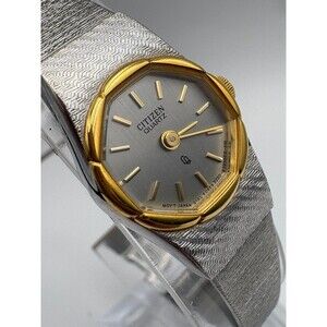 Citizen Quartz 3220 Two-Tone Octagonal Ladies Watch